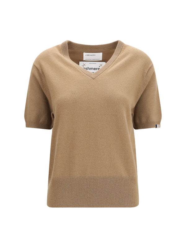 N°490 Martina Cashmere Blend Sweater Chai
