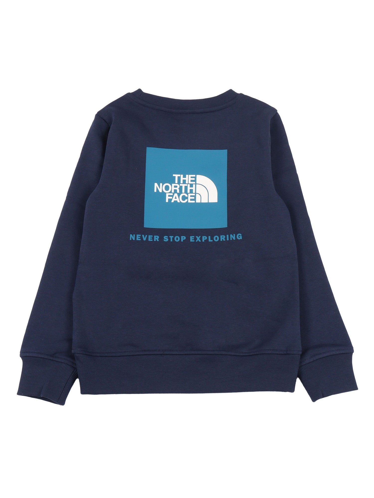 Teen Box Nse Regular Crew Summit Navy-Dusk Blue Cotton Recycled Polyester Sweatshirt