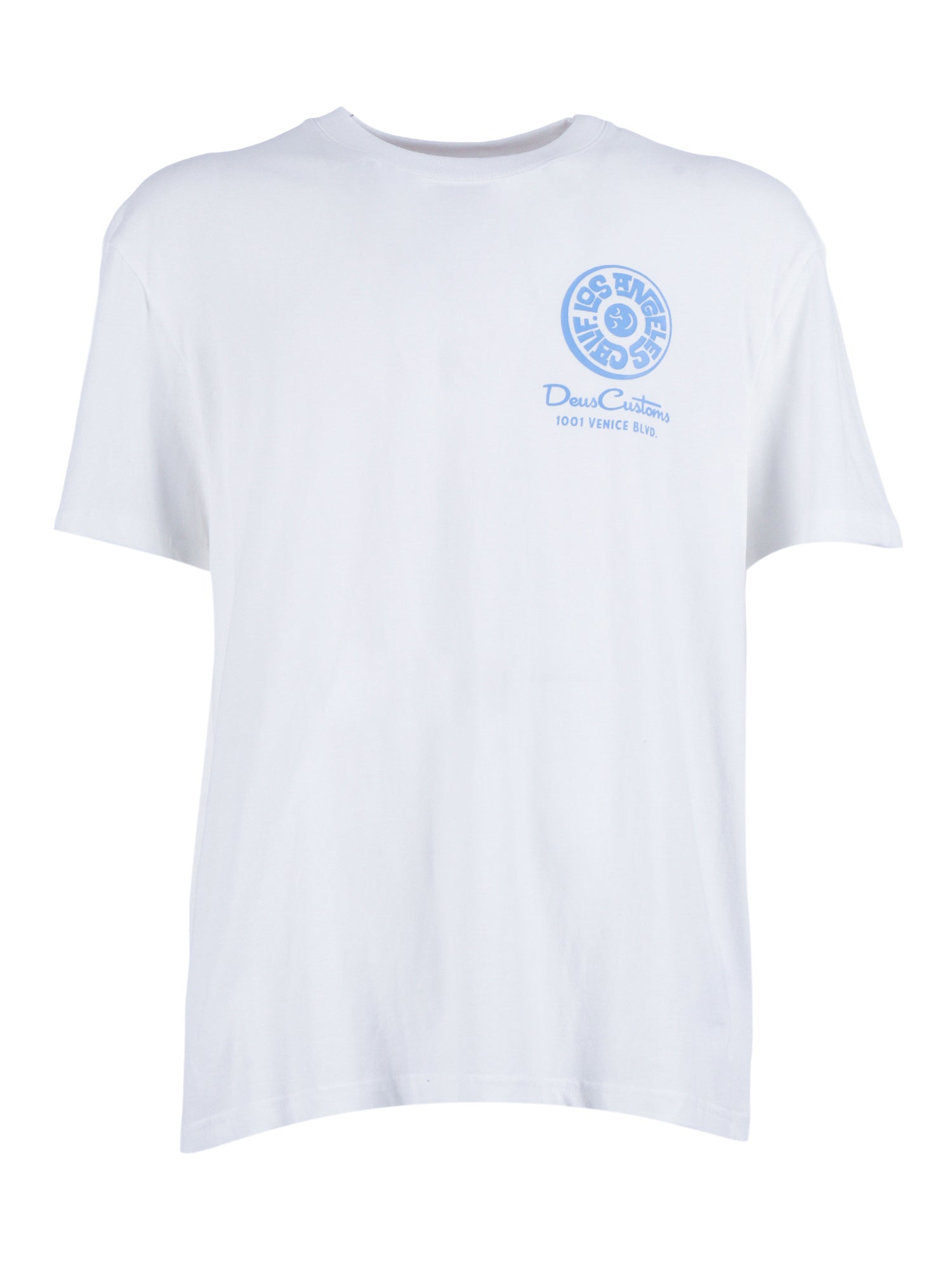 Los Angeles Address Tee White Recycled Cotton Short Sleeves T-shirt