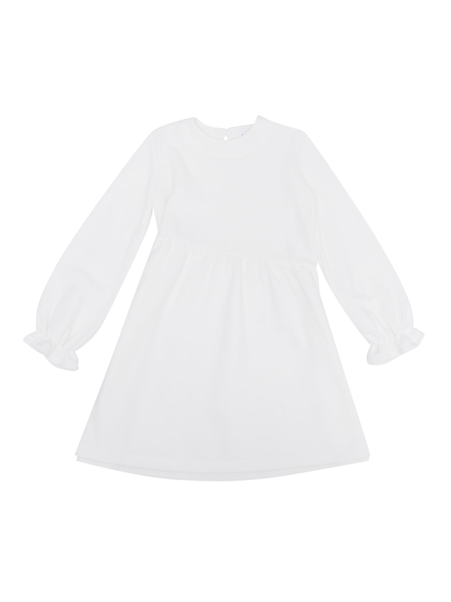 Milano Stitching Dress White
