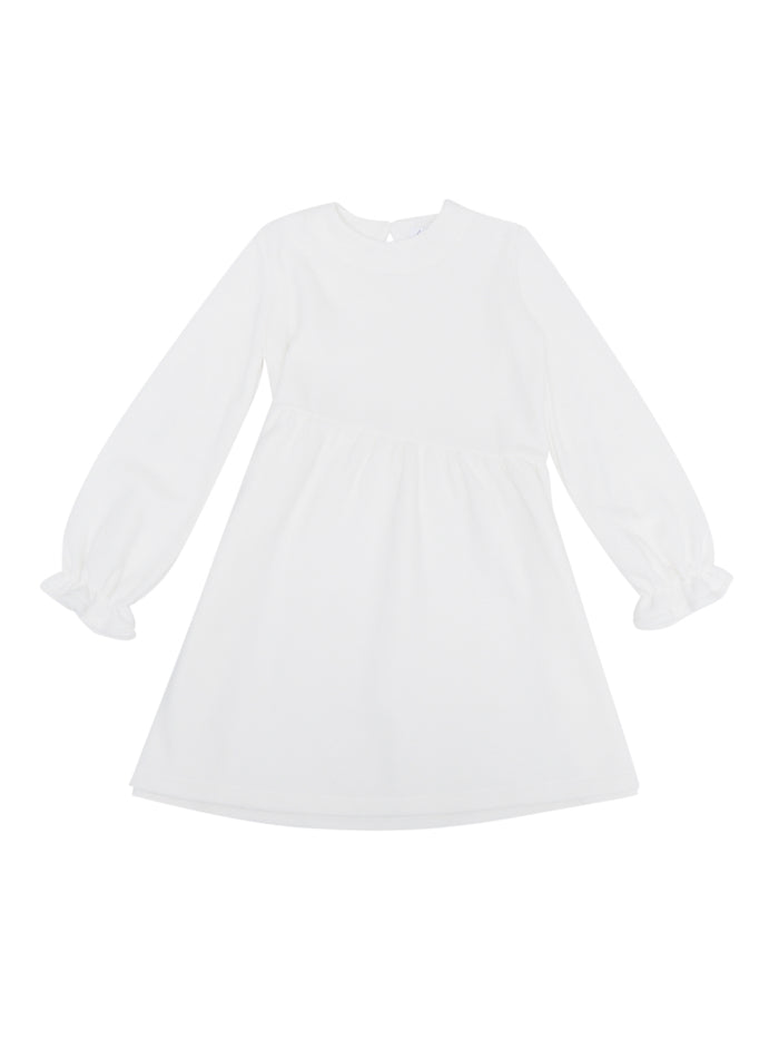MILANO STITCHING DRESS White