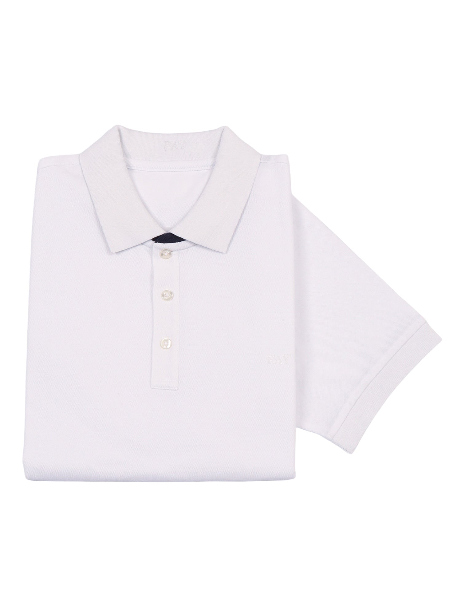 PIQUET POLO White Cotton Elastane Shirt