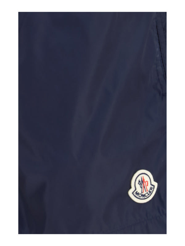 Swim Shorts Logo Navy Polyamide Beachwear