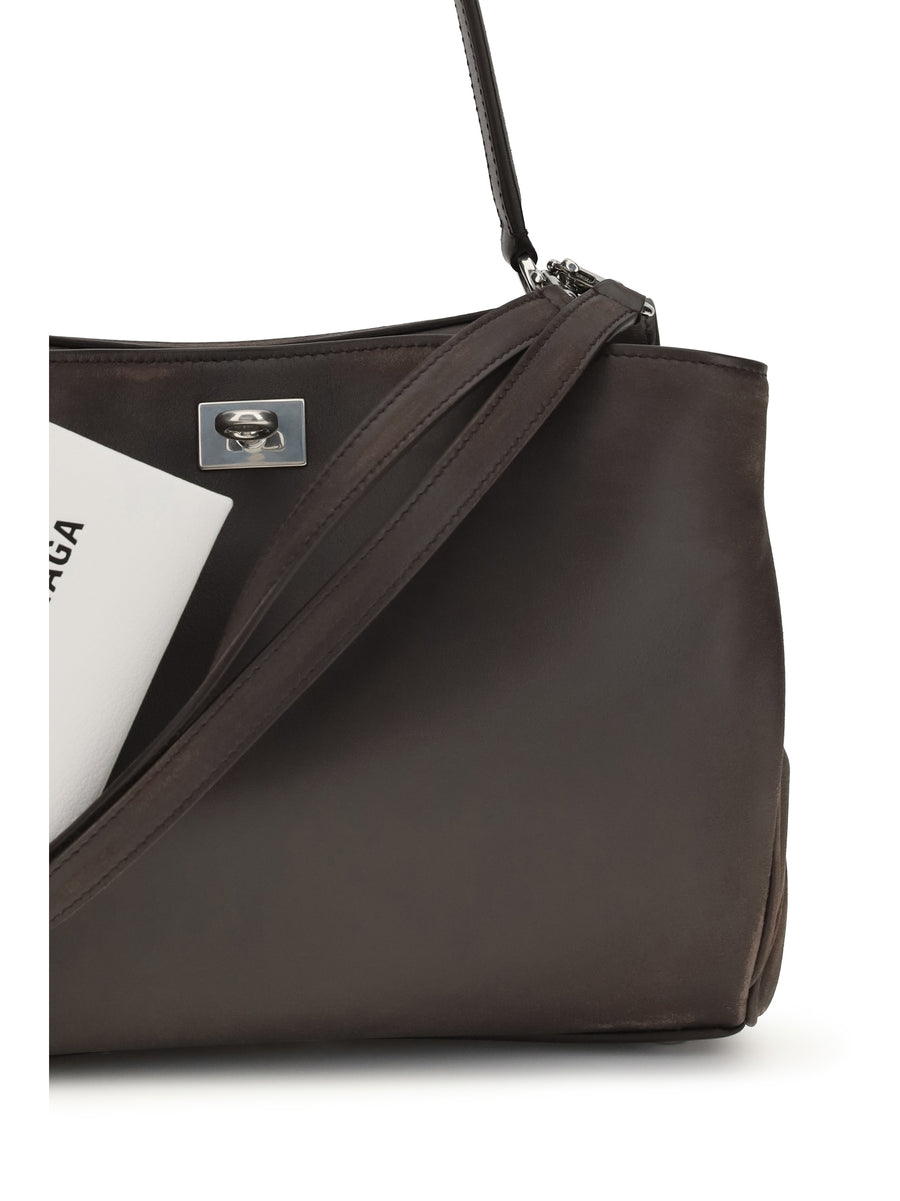 Shoulder Bag Rodeo Espresso Leather Calf (bos Taurus)