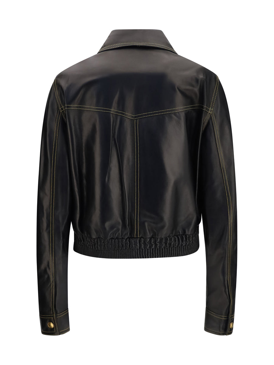 Leather Jacket Nappa Black Lambskin