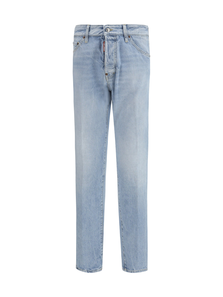 Dsquared2 100% cotton jeans in navy