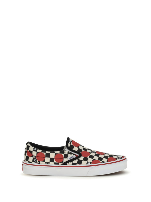 Valentino Garavani Upper: 100% Cotton; Sole: 100% Rubber slip-on sneaker in multicolor