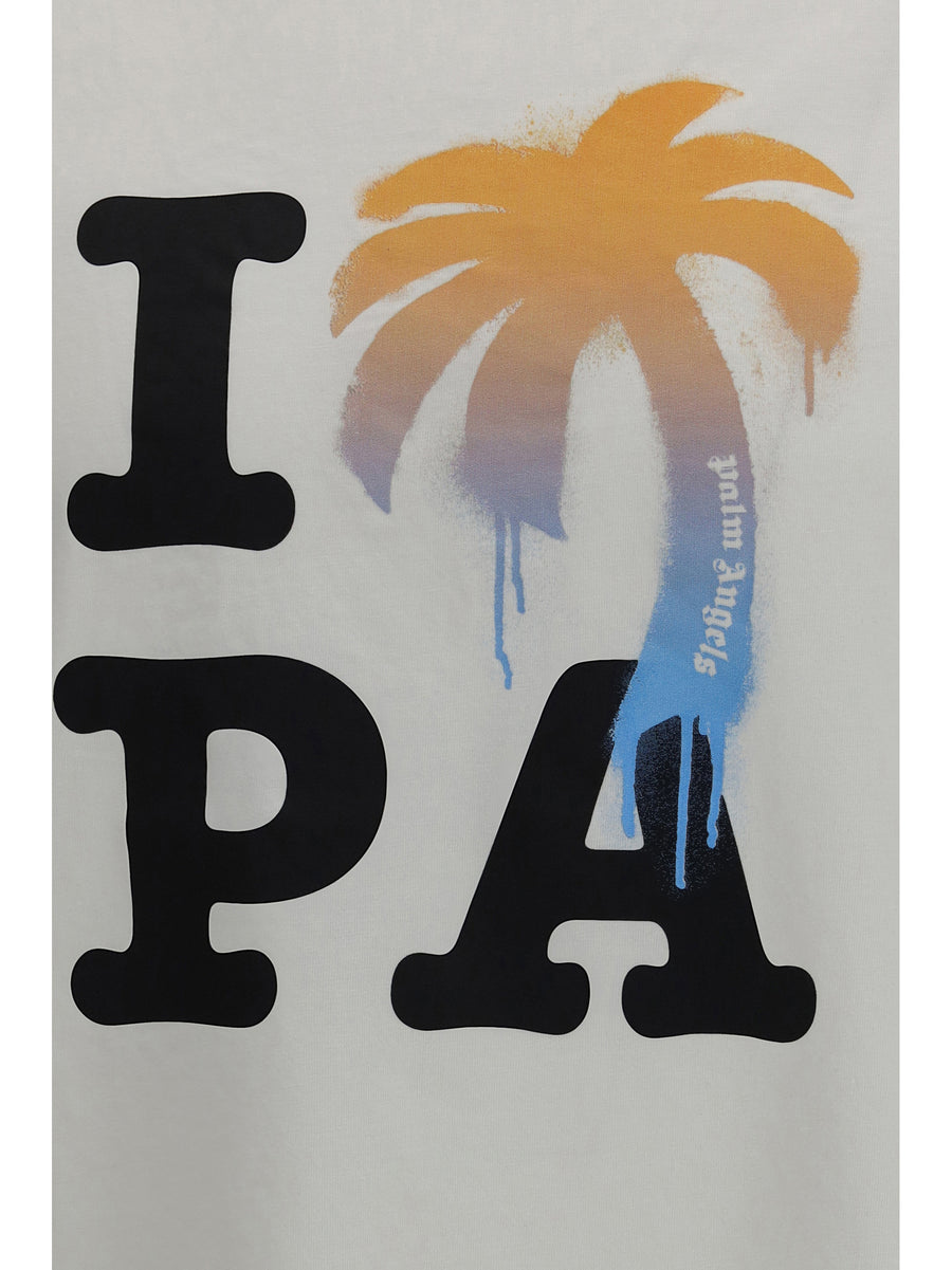 T-Shirt I Love Pa Off White-Black White/black Cotton T-shirts