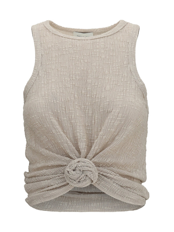 Magda Butrym 36% Lyocell tank top in beige