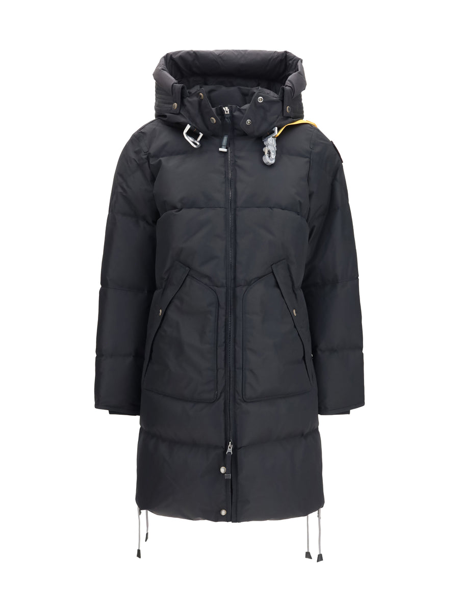 Long Down Jacket Bear Black Inner: Duck Puffer