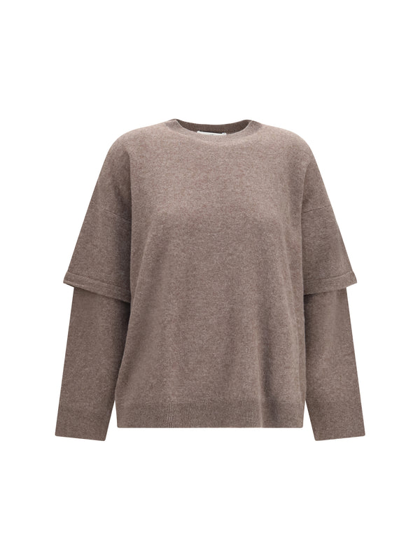Darkpark 85% Wool sweater in brown