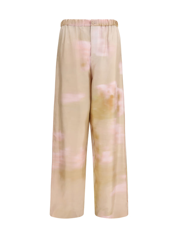 Silk Twill Pants Memento-Rosae Memento/rosae Trousers