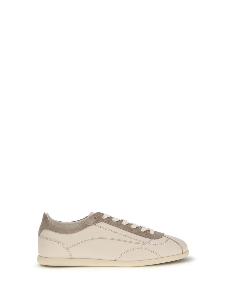 Brunello Cucinelli Upper: 100% Leather; Sole: 100% Crust sneakers in beige