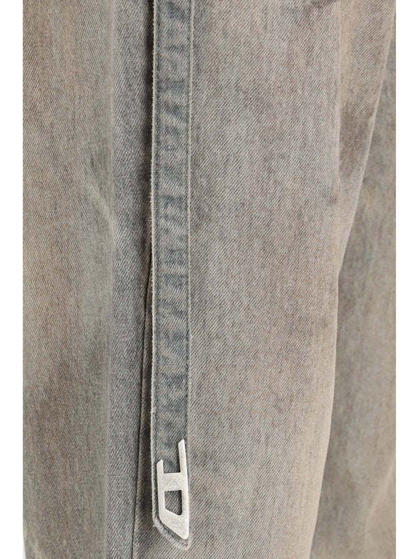 Jeans Slim-Fit Grey Cotton