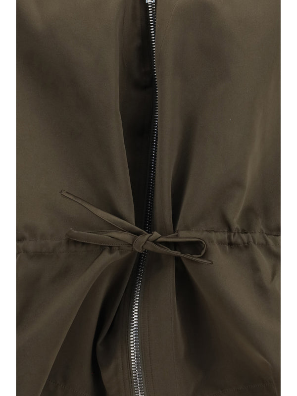 Satin Jacket Dark Dust Polyester