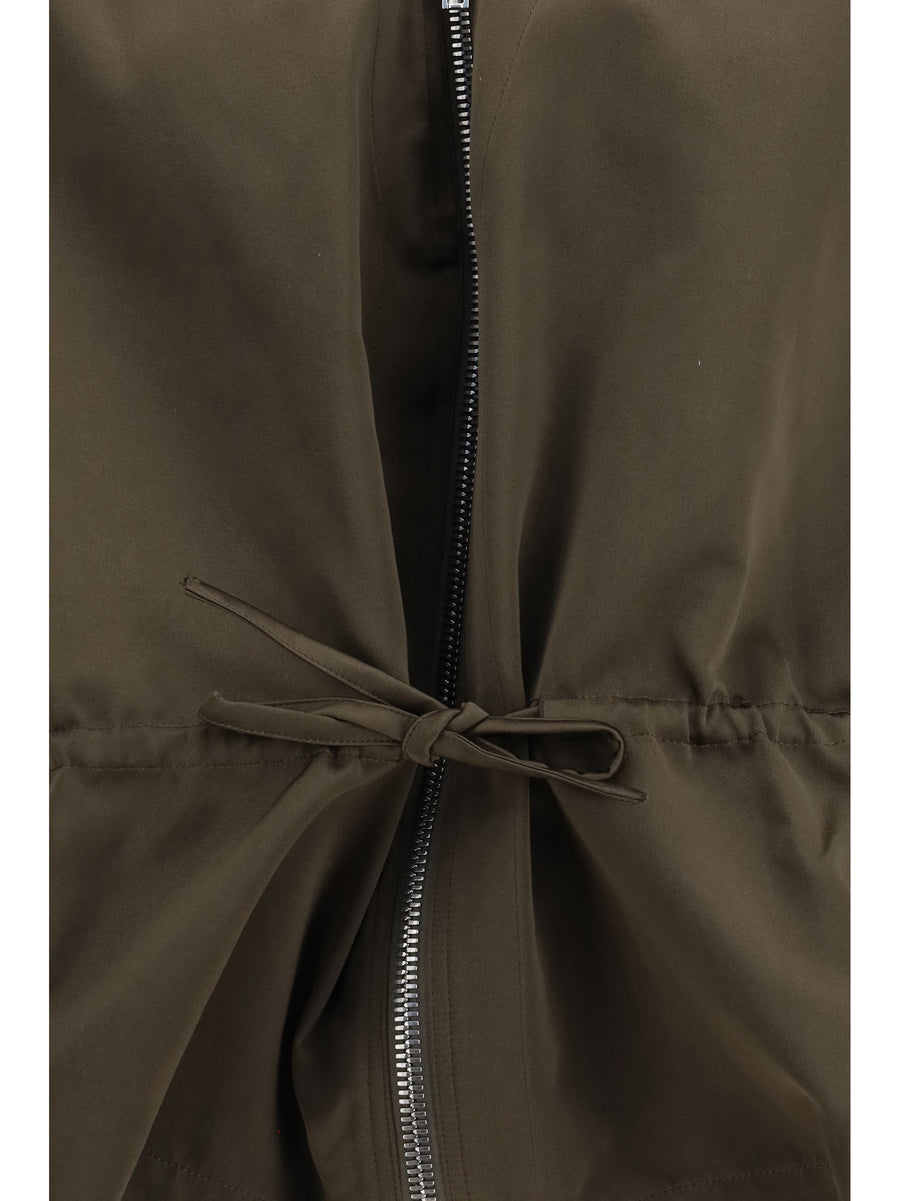 Satin Jacket Dark Dust Polyester