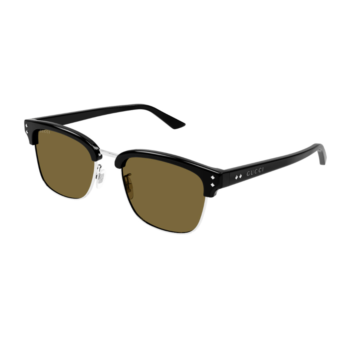 Gucci GG1897SK Linea Institutional Logo 003 Black rown Marrone Acetate /metal Occhiali Da Sole
