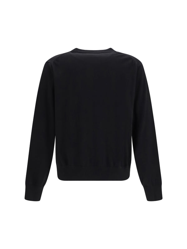 Sweater Alex Black Cotton Cashmere
