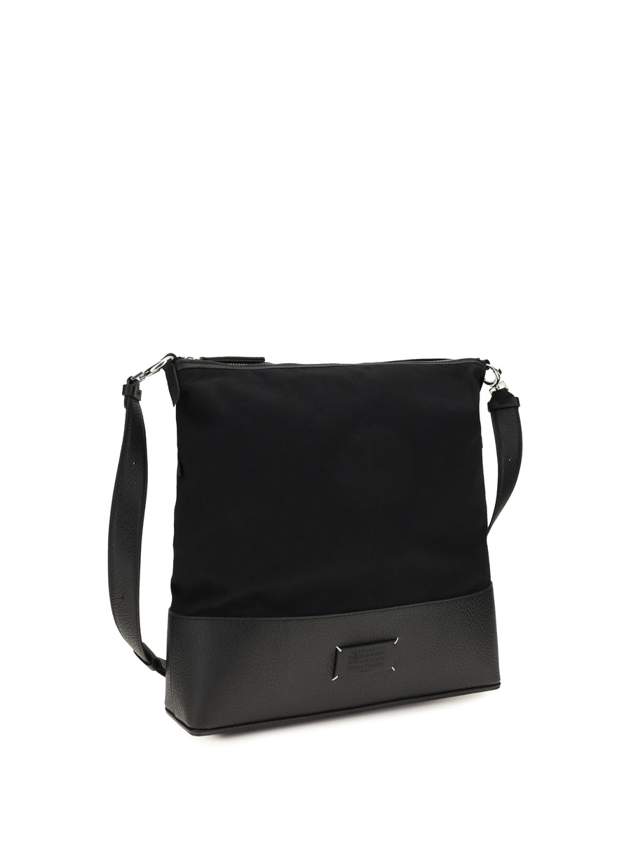 Hobo Shoulder Bag Medium 5ac Black Calf Leather