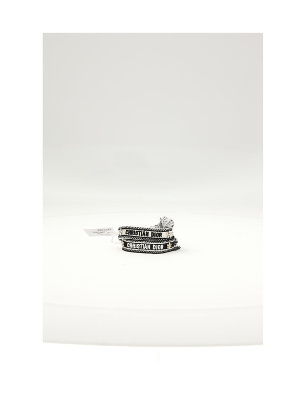 Woven Bracelet Jadior Black-White Black/white Cotton Bracelets