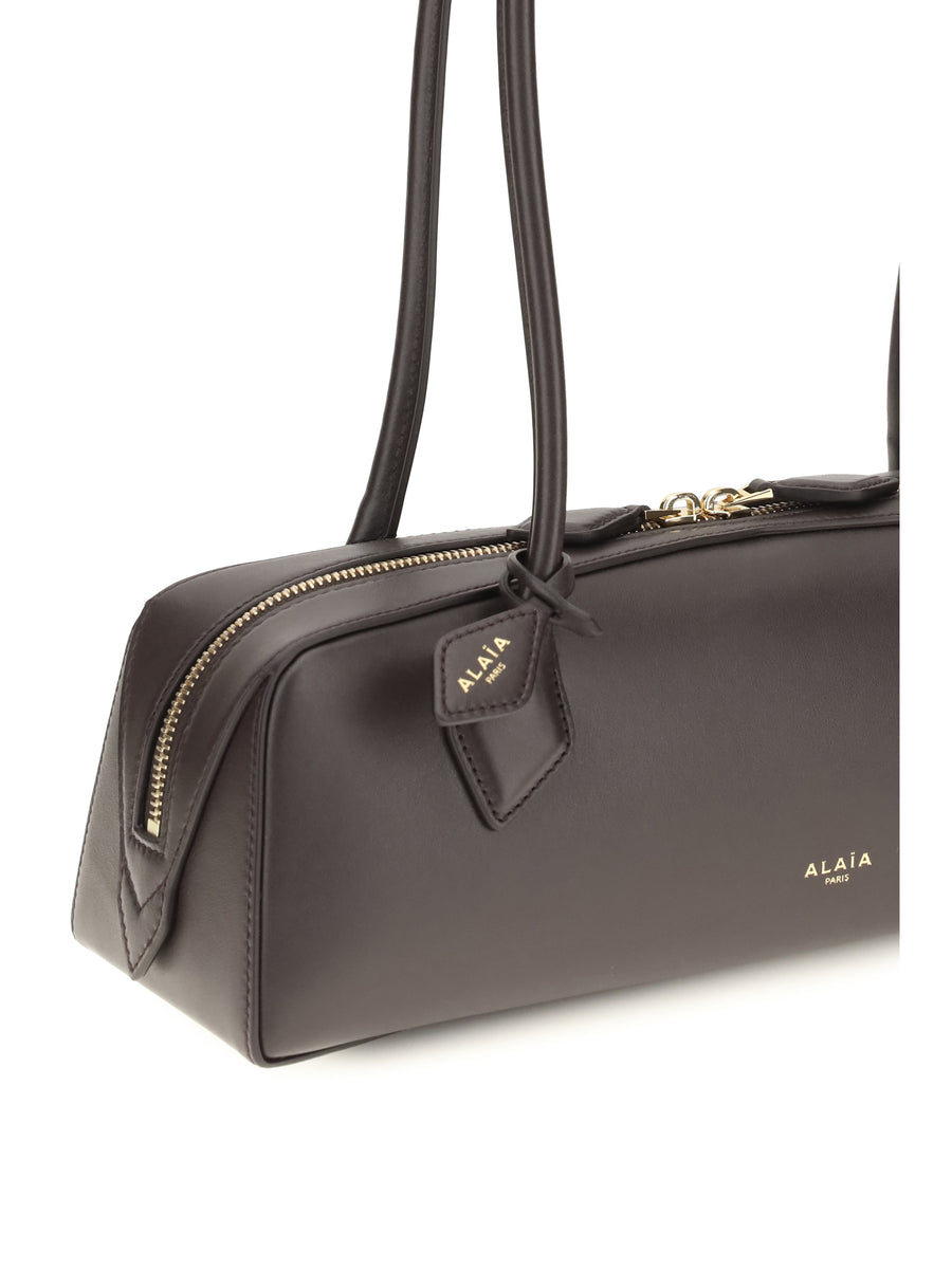 Shoulder Bag Le Teckel Smoky Brown Calf Leather