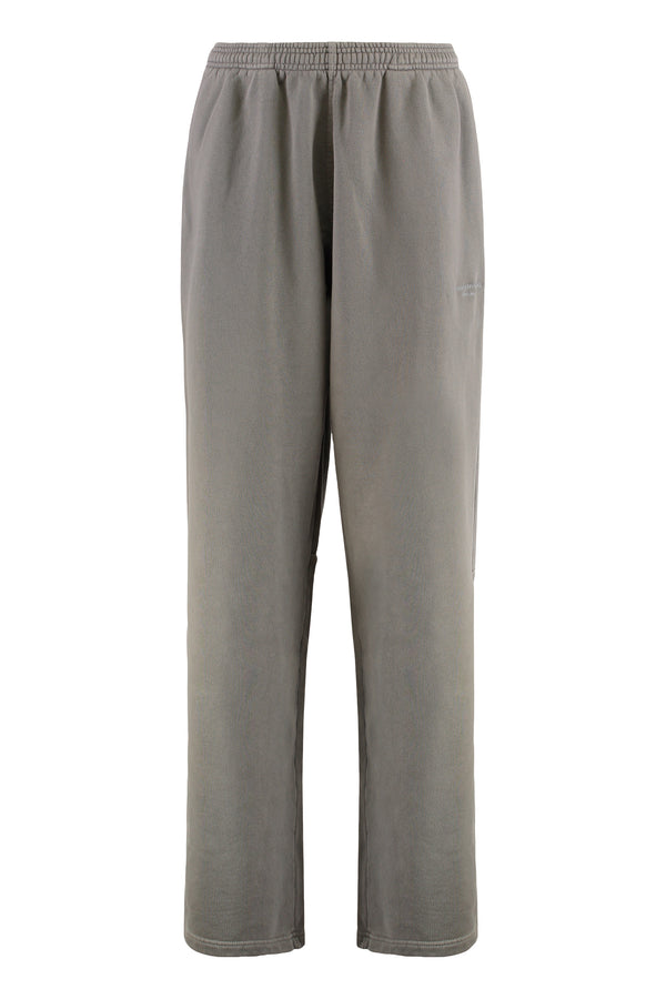 Cotton Track Pants Grey