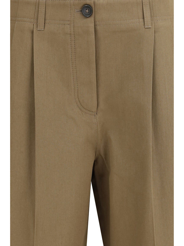 Straight-Leg Trousers Hazel Cotton