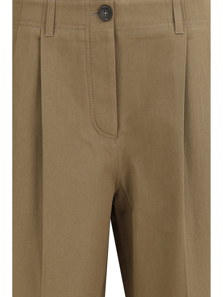 Straight-Leg Trousers Hazel Cotton