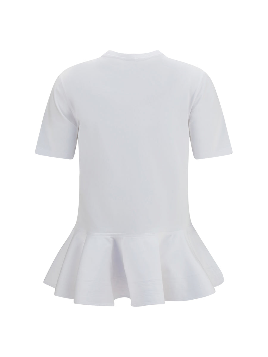 T-Shirt Cotton-Jersey Crinoline White T-shirts & Jerseys