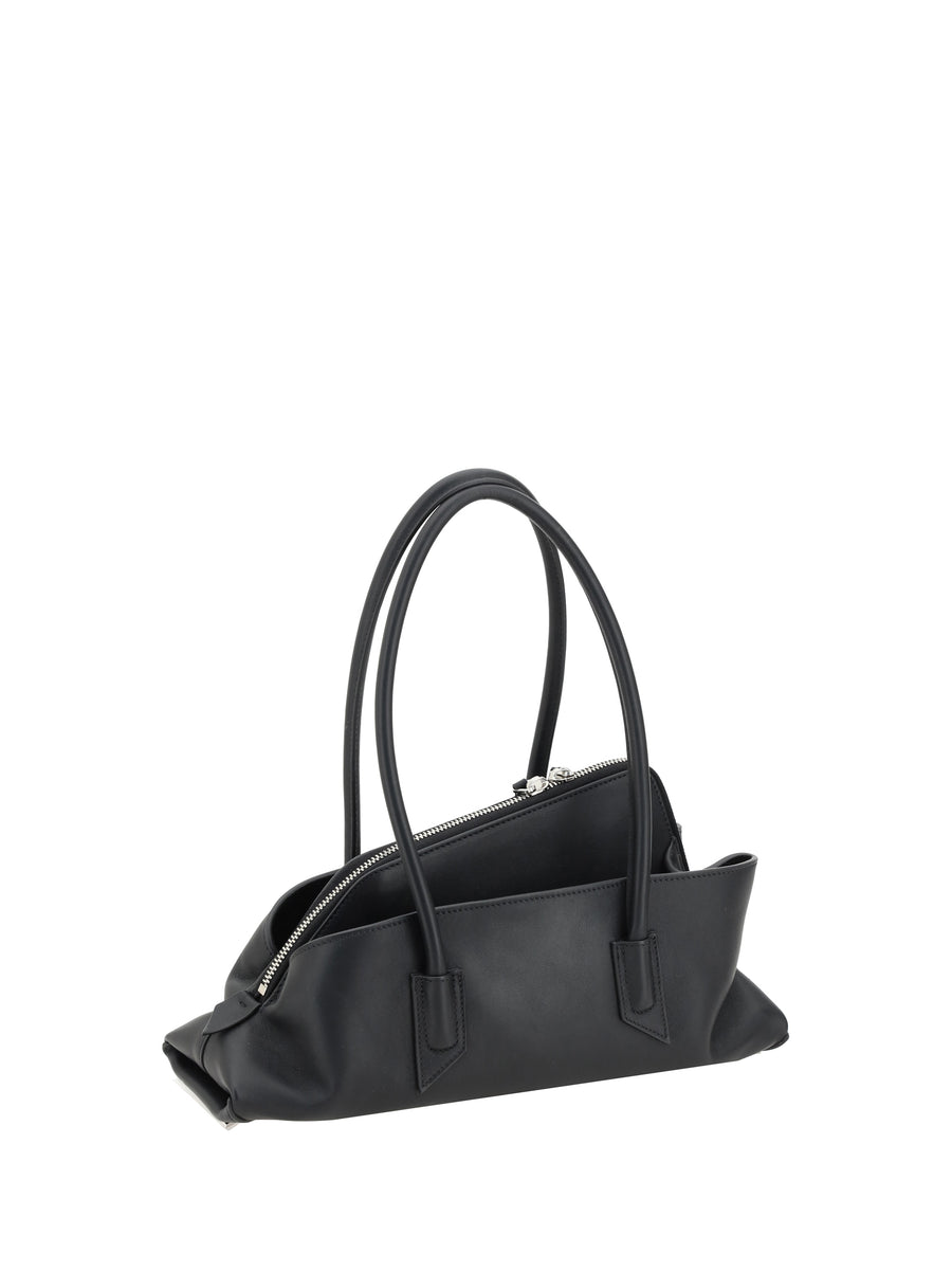 Leather Shoulder Bag La Passeggiata White Calf