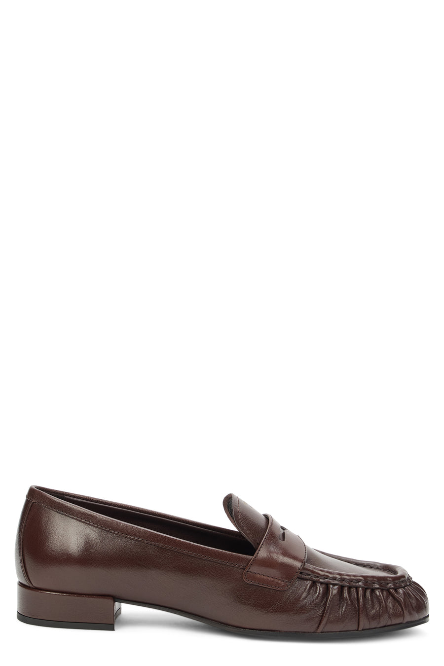 Leather Loafers Dark Brown Calfskin