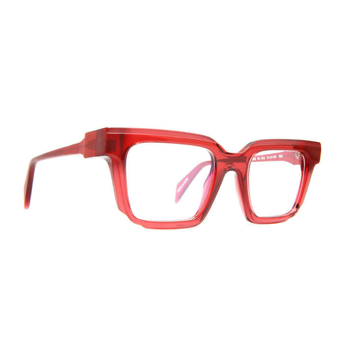CREATURE 116 003 Bordeaux Trasparente Rosso Acetate Occhiali Da Vista