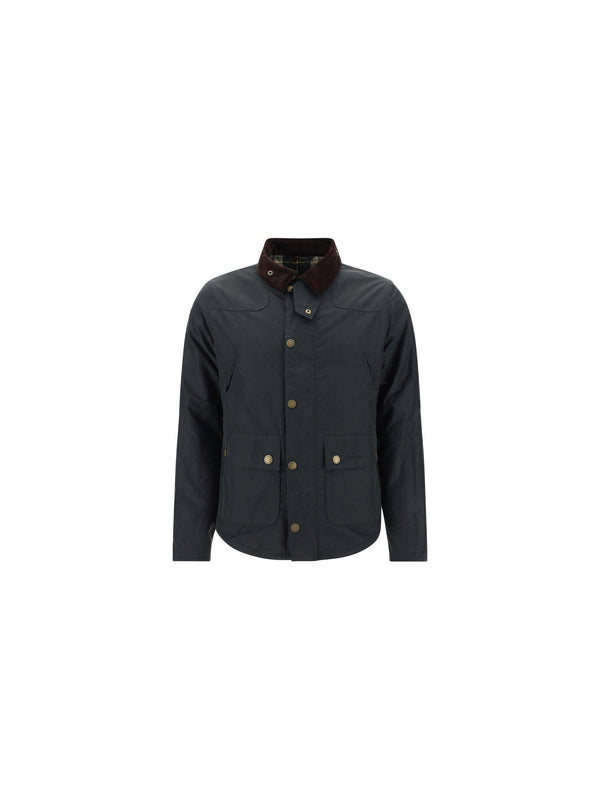 Reelin Wax Jacket Sage Cotton