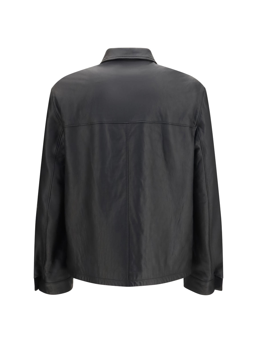 Jacket Nappa Leather Black Lambskin