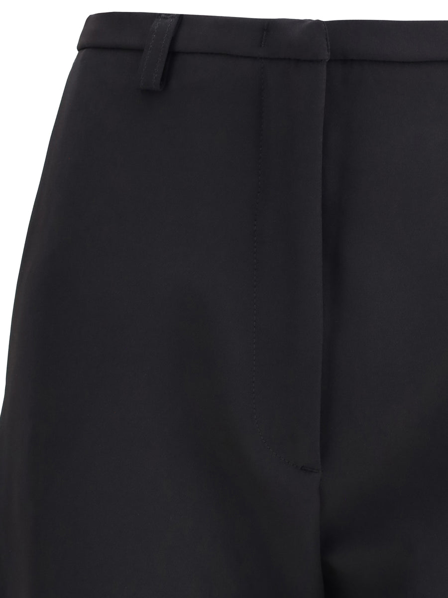 Pants Carola Stretch Black Polyester Trousers