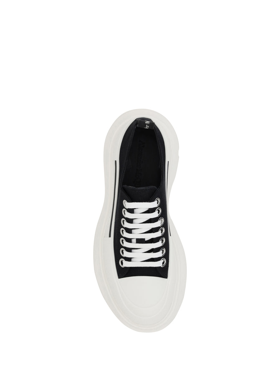 Sneakers Tread Slick Black-White Black/white Upper Cotton Trainers