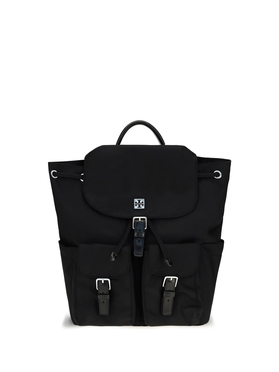 Backpack Virginia Black Nylon Handbags