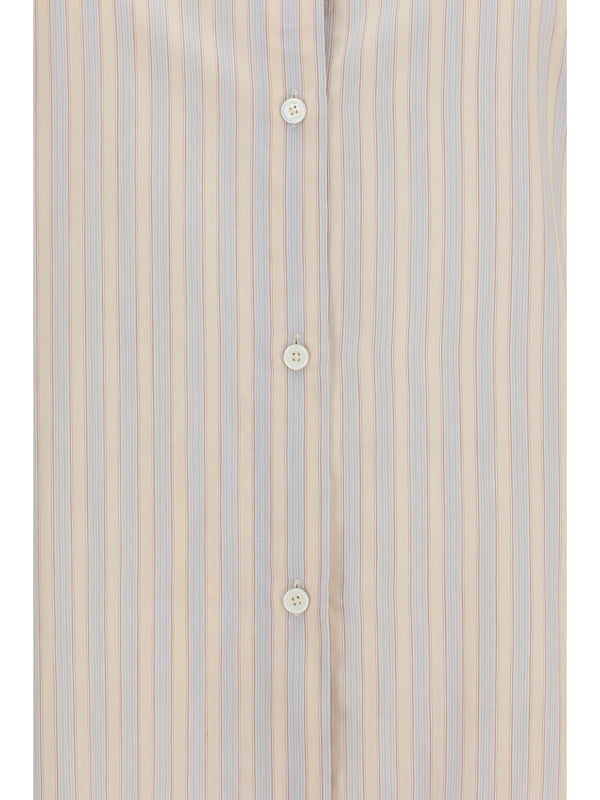 Shirt Striped Yellow-Sky Yellow/sky Viscose