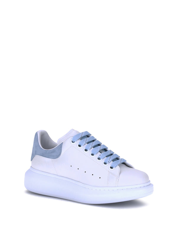 Leather Sneakers White-Powder Blue White/powder Trainers
