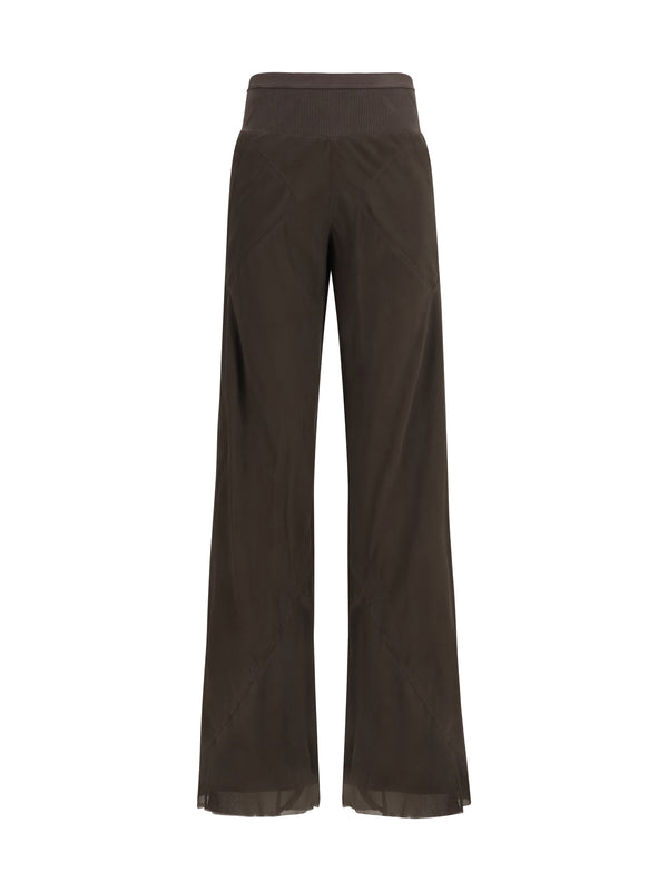 Bias Pants Silk Dark Dust Outer: Trousers