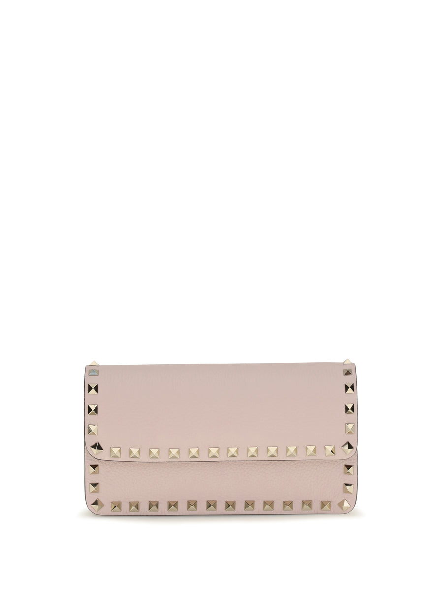Valentino Garavani 100% Calf Leather Bos Taurus wallet in pink