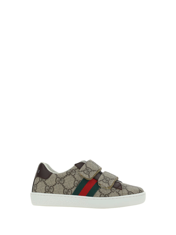 Gucci Upper: 100% Cotton; Sole: 100% Rubber sneaker in beige