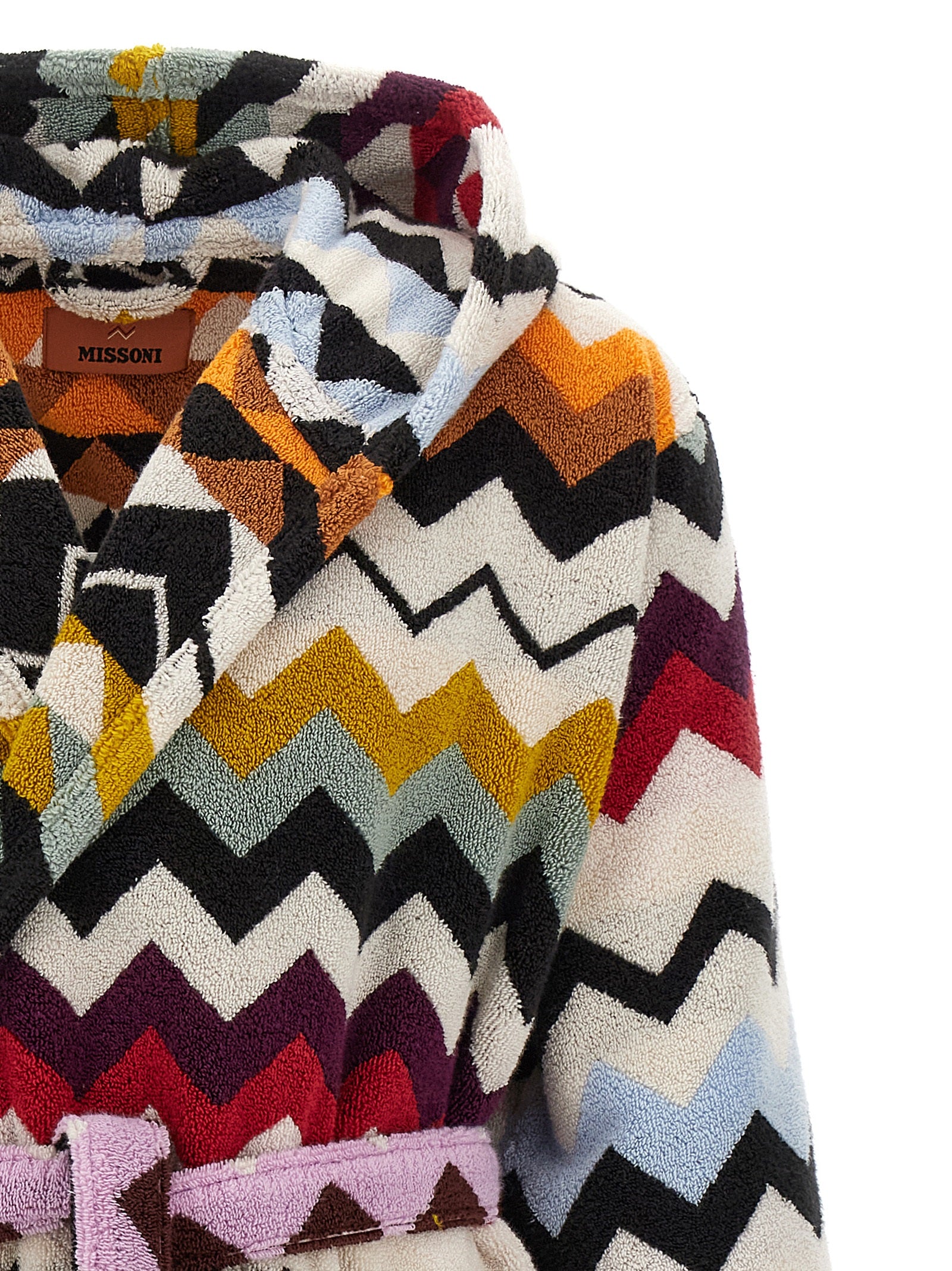 Murrina hooded bathrobe Multicolor Cotton Towels