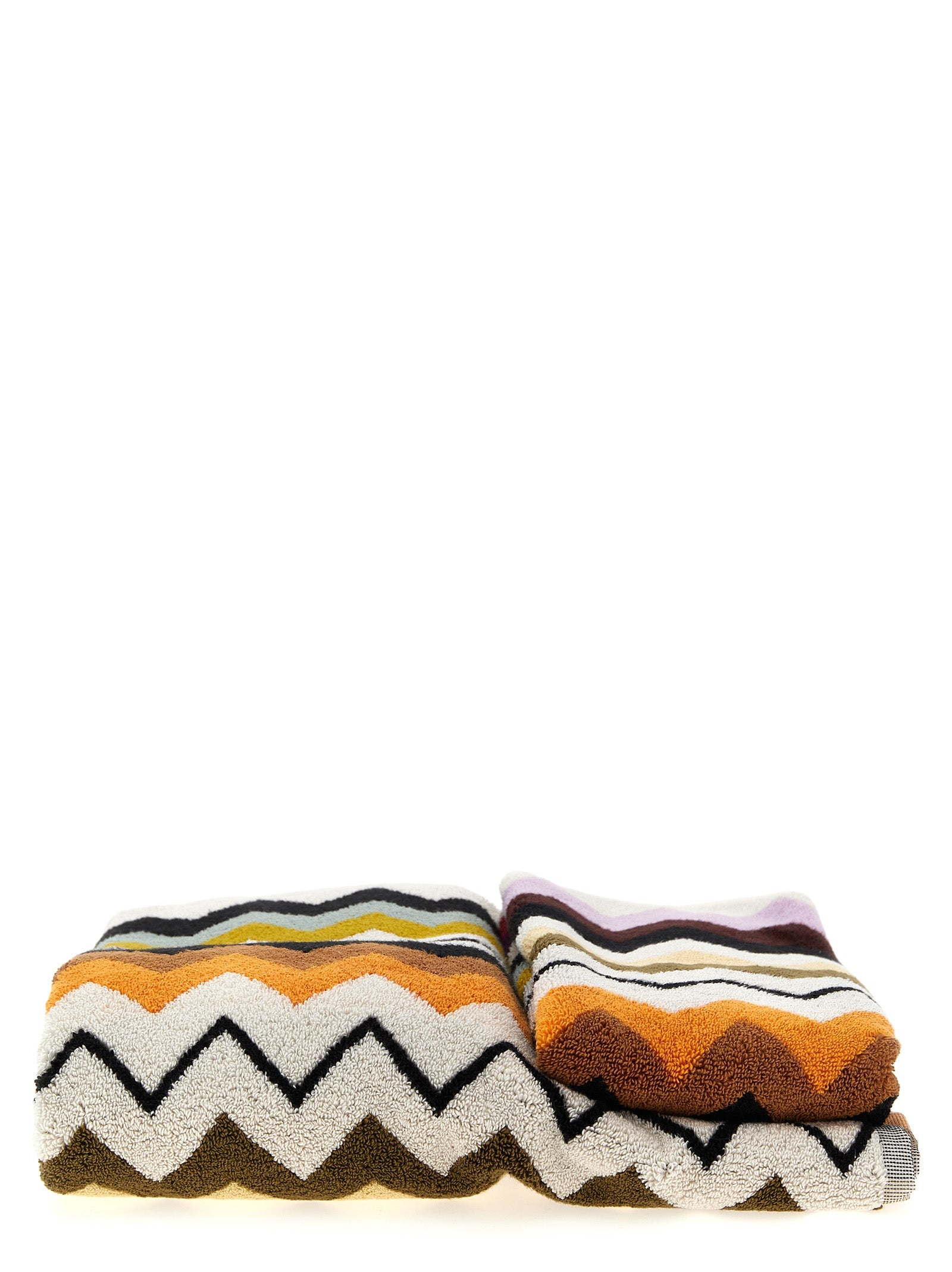 Set of 2 Murrina sheets Multicolor Cotton Towels