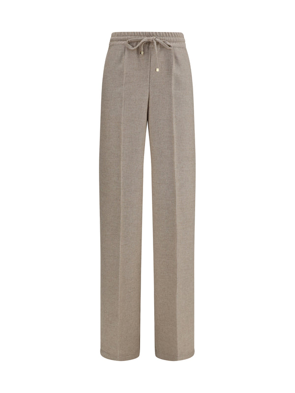 Cashmere Drawstring Pants Taupe (capra Hircus) Trousers