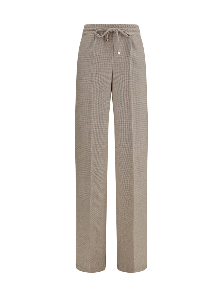 Cashmere Drawstring Pants Taupe (capra Hircus) Trousers