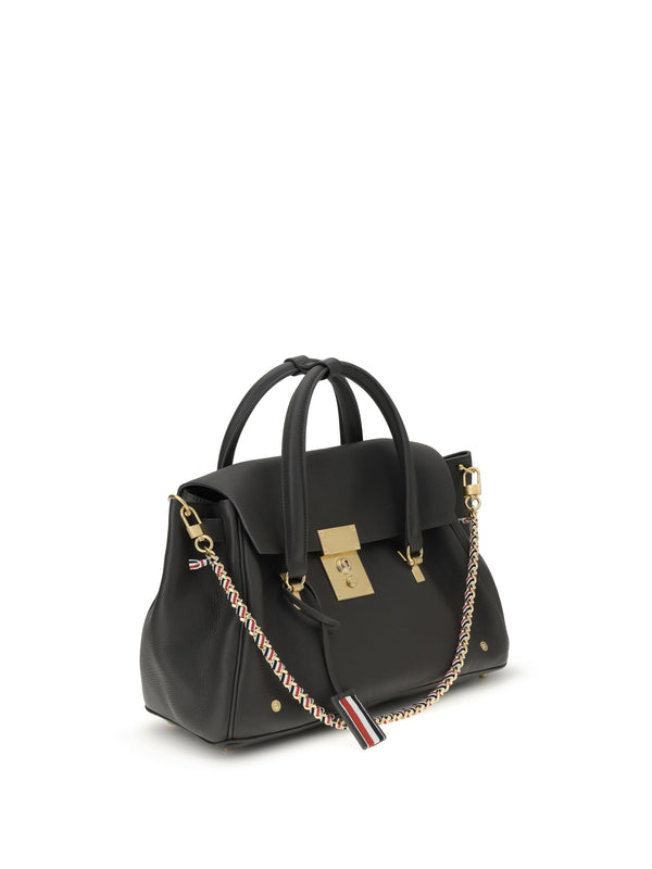 Handbag Mrs. Thom Dark Grey Calf Leather Shoulder Bags