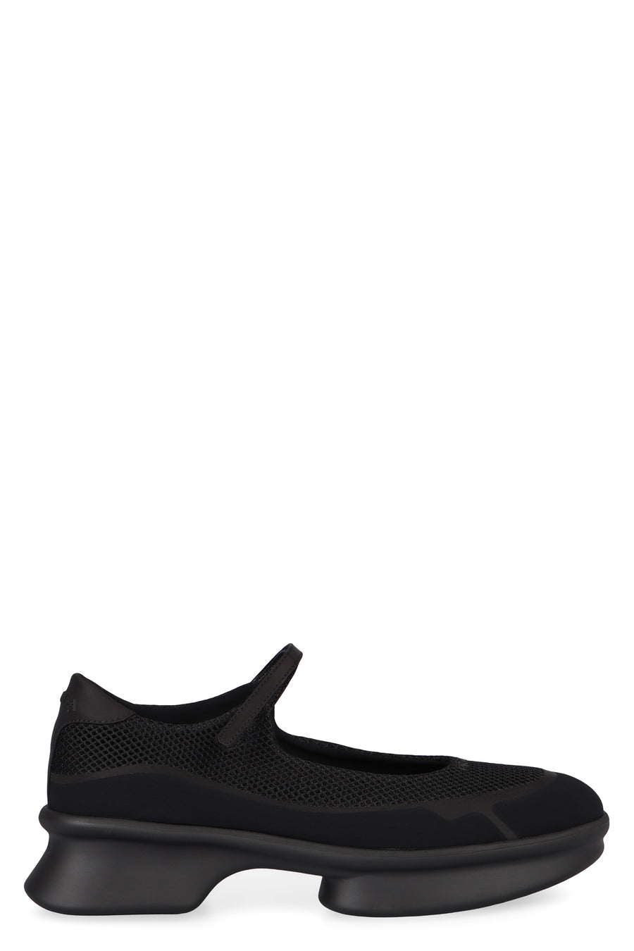 Prada Mesh Sneakers Black Technical Fabric Trainers