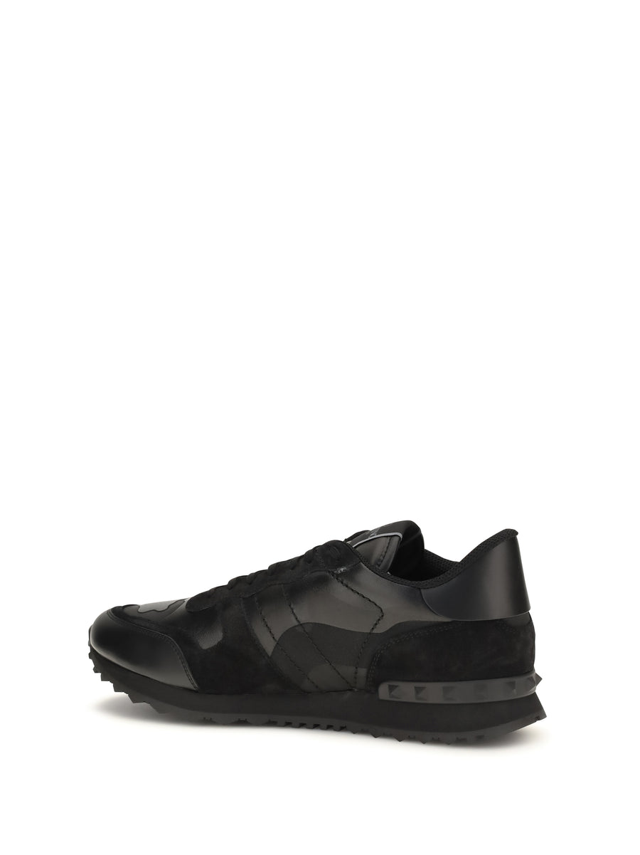 Sneakers Rockrunner Camouflage Black Upper Polyester Trainers