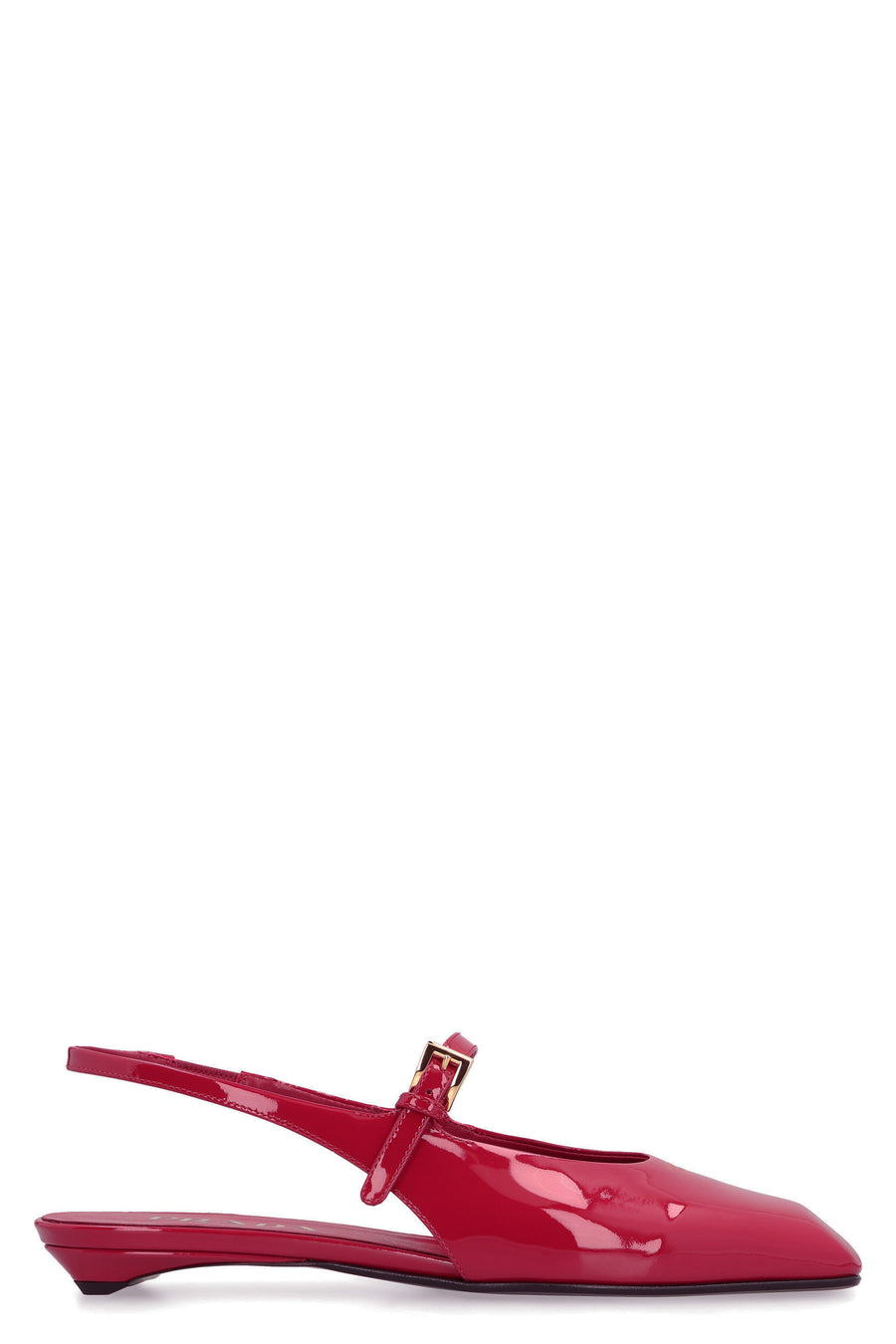 Ballet Flats Slingback Cherry Calf Leather Ballerina Shoes